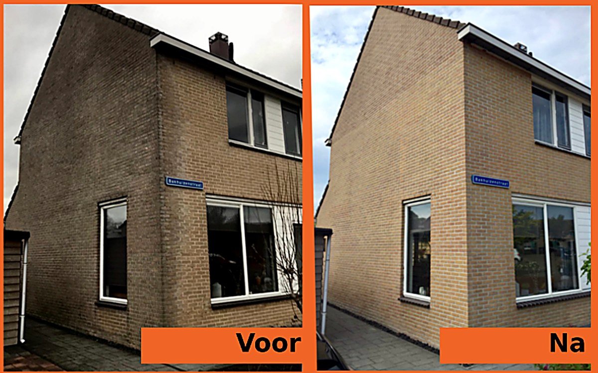 Graffiti verwijderd