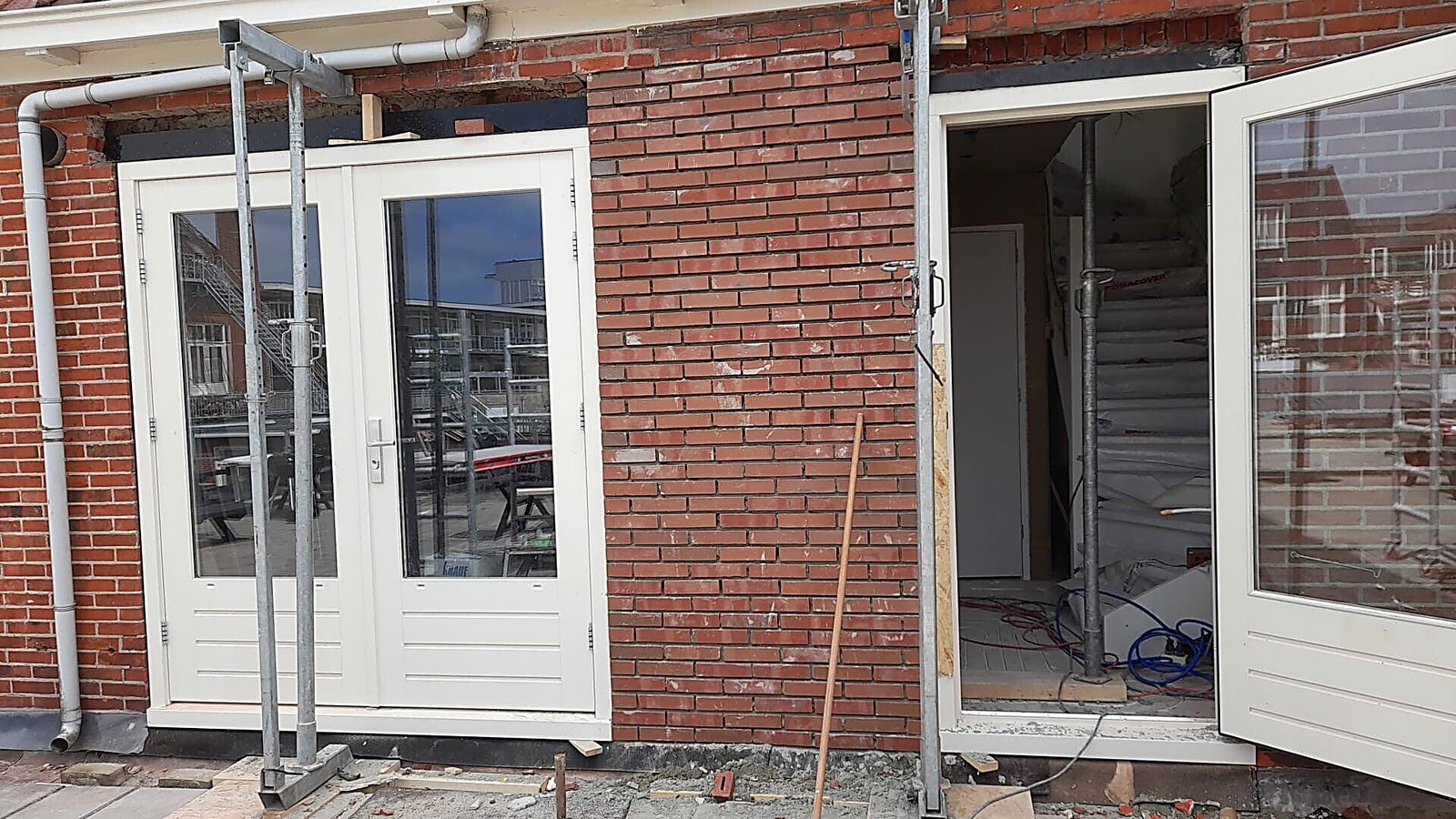 Gevel hersteld & vernieuwd